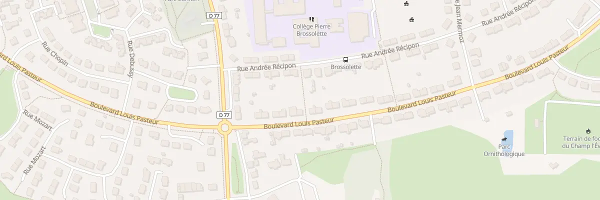 Plan du 108 Bd Pasteur à Bruz