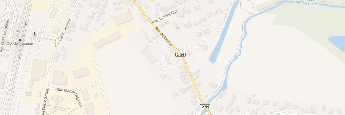 Plan du 56B Rue de Rennes à Dol-de-Bretagne