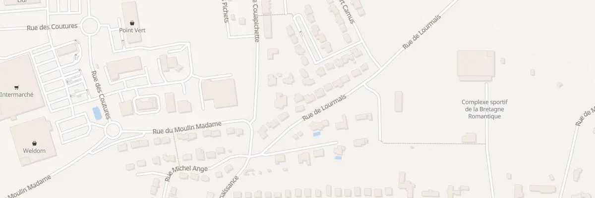 Plan du 7 Rue de Lourmais à Combourg