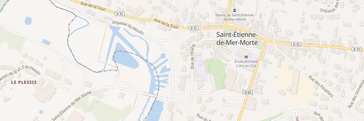 Plan du 12 Rue de l’Etang à Saint-Étienne-de-Mer-Morte