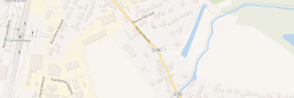 Plan du 56A Rue de Rennes à Dol-de-Bretagne