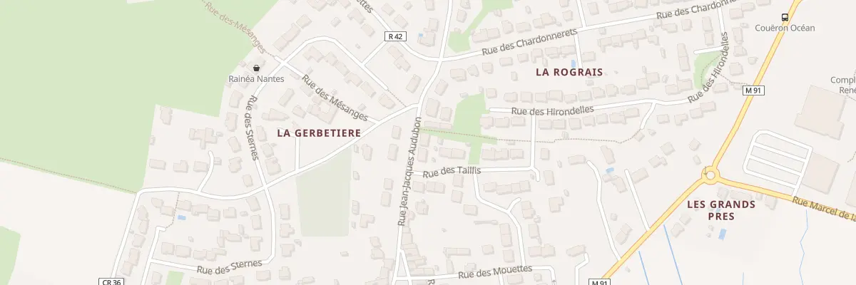 Plan du 34 Rue Jean Jacques Audubon à Couëron