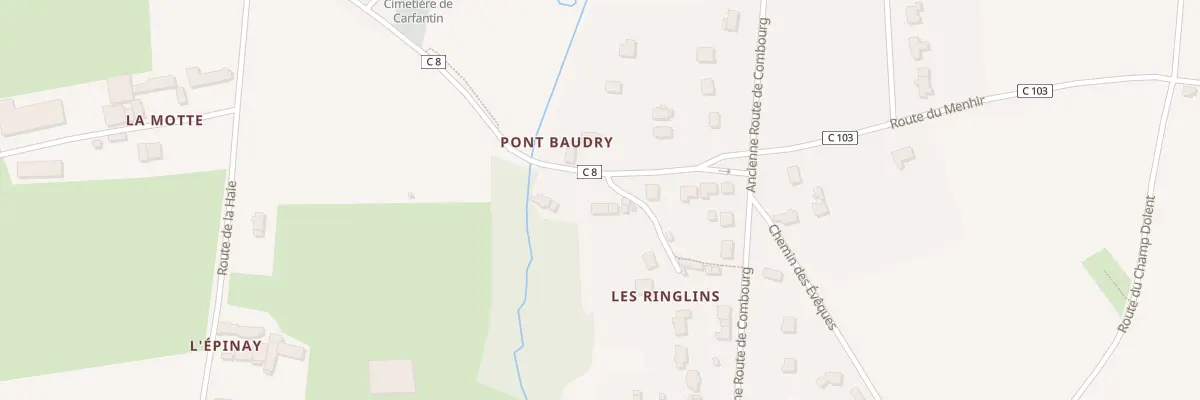 Plan du 28 Imp du Pont Baudry à Dol-de-Bretagne