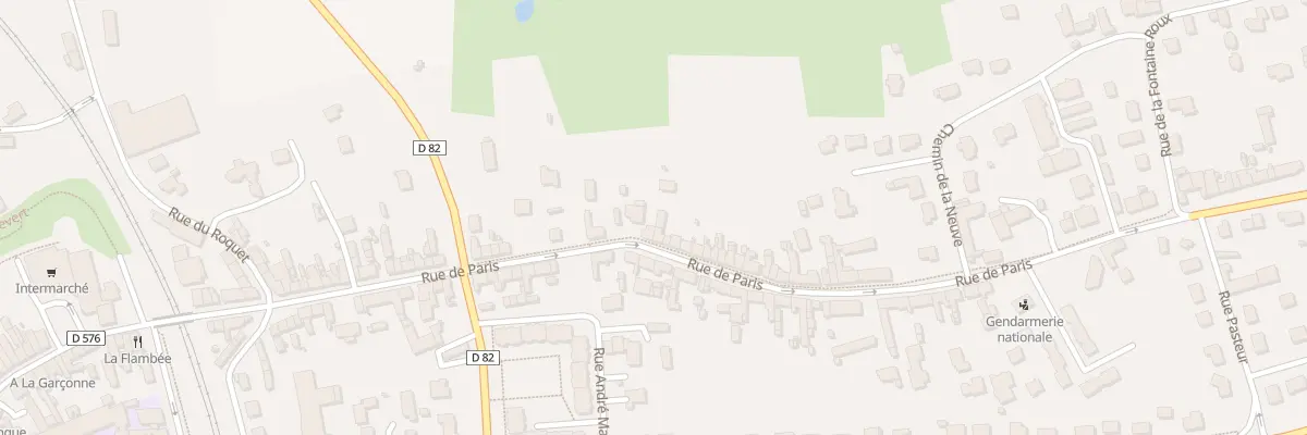 Plan du 45 Rue de Paris à Dol-de-Bretagne