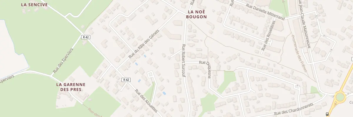 Plan du 17 Rue Robert Surcouf à Couëron
