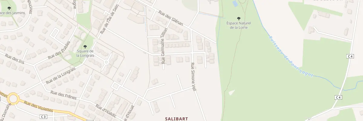 Plan du 6 Rue Gisèle Halimi à Vezin-le-Coquet