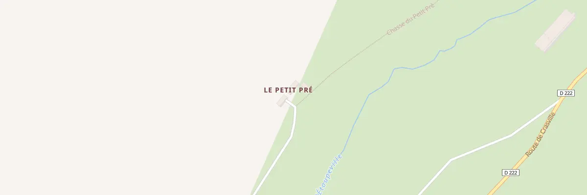 Plan du 1 Le Petit Pré à Teurthéville-Hague