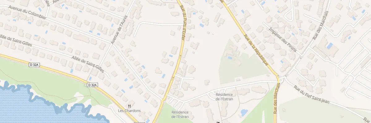 Plan du 47 Rue du Puits d’Enfer aux Sables-d’Olonne