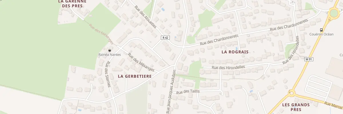 Plan du 77 Rue Jean Jacques Audubon à Couëron
