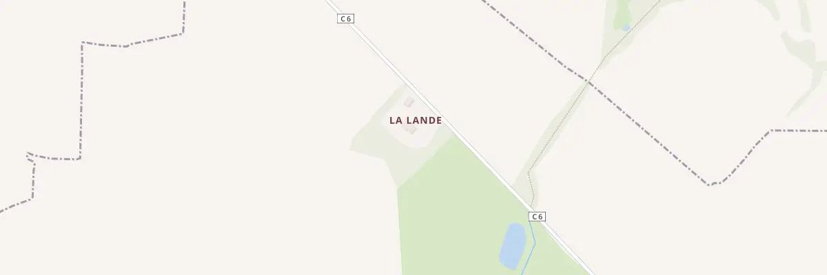 Plan de La Lande à La Chapelle-des-Fougeretz
