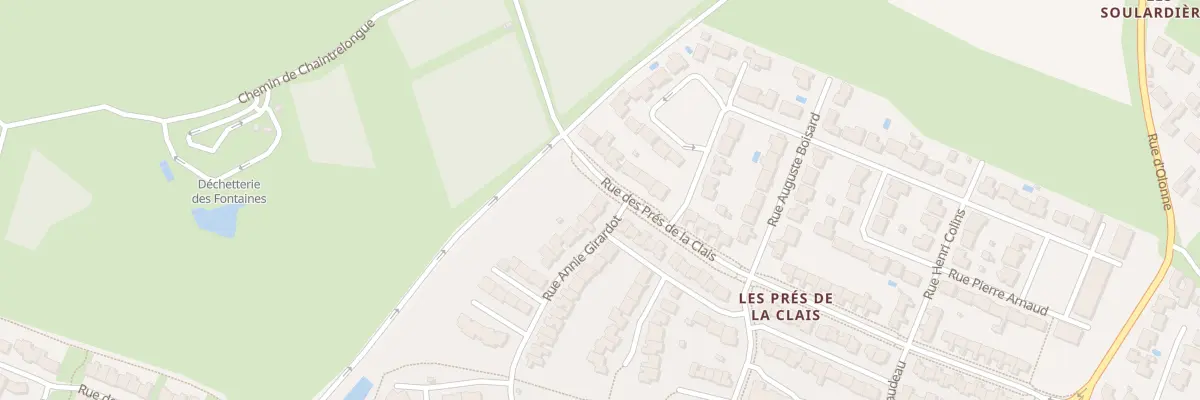 Plan du 23 Rue Annie Girardot aux Sables-d’Olonne