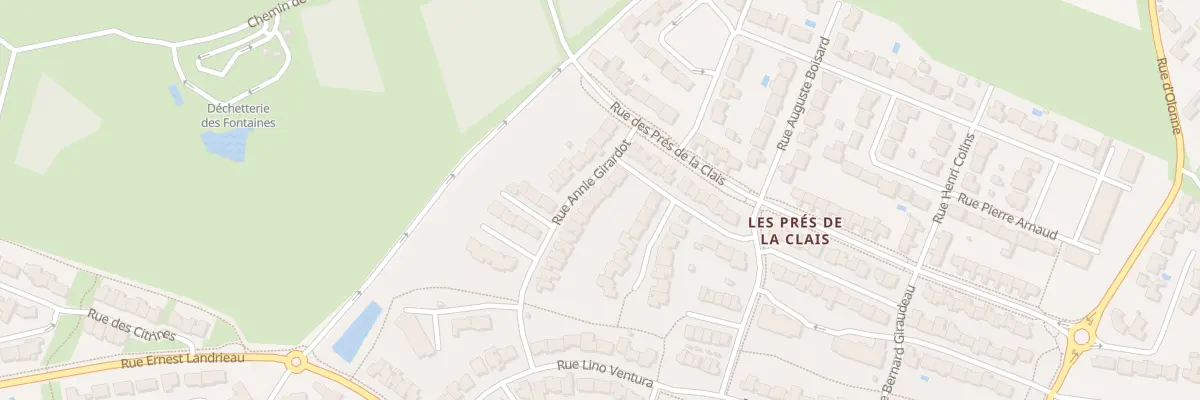 Plan du 24 Rue Annie Girardot aux Sables-d’Olonne