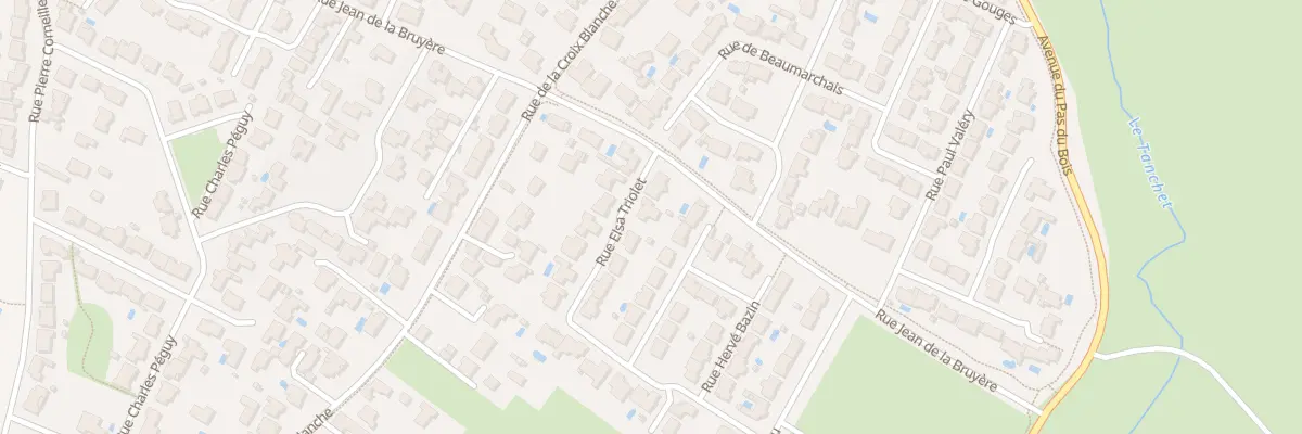 Plan du 3 Rue Elsa Triolet aux Sables-d’Olonne