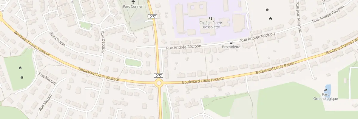 Plan du 4 Rue Andrée Recipon à Bruz