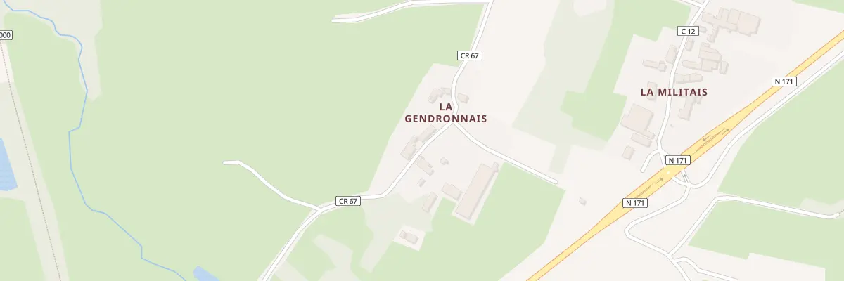 Plan du 977 La Gendronnais à Blain