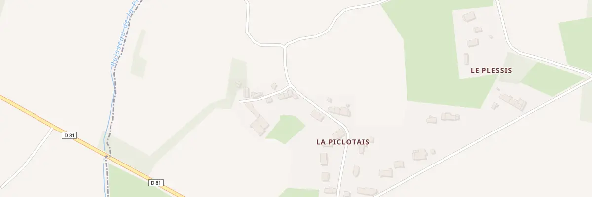 Plan du 5446 La Piclotais à Notre-Dame-des-Landes