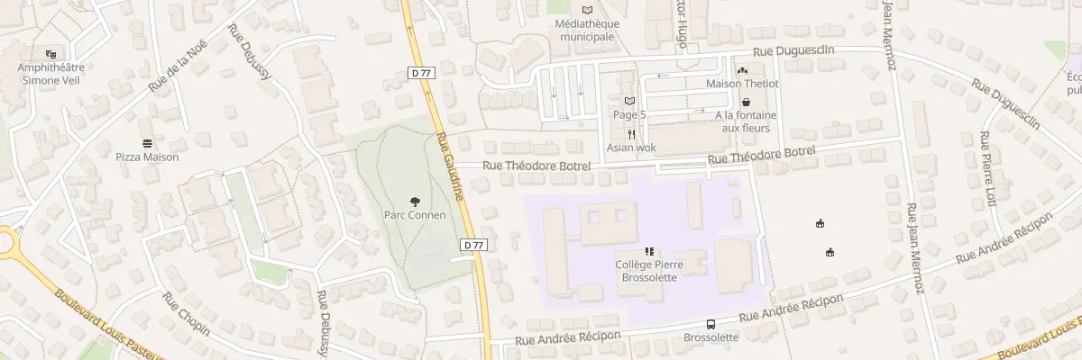 Plan du 6 Rue Théodore Botrel à Bruz