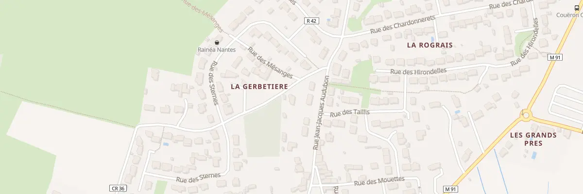 Plan du 1 Rue des Bergeronnettes à Couëron