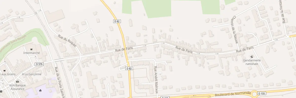 Plan du 38 Rue de Paris à Dol-de-Bretagne