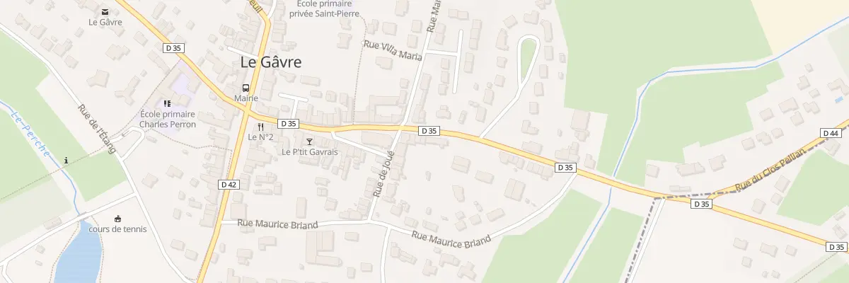 Plan du 6 Rue de la Croix Rouge au Gâvre