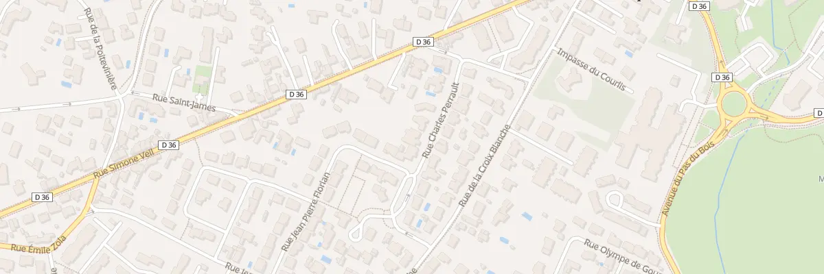Plan du 12 Rue Charles Perrault aux Sables-d’Olonne