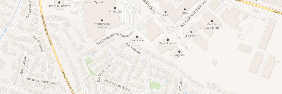 Plan du 5 Rue Tromelin aux Sables-d’Olonne