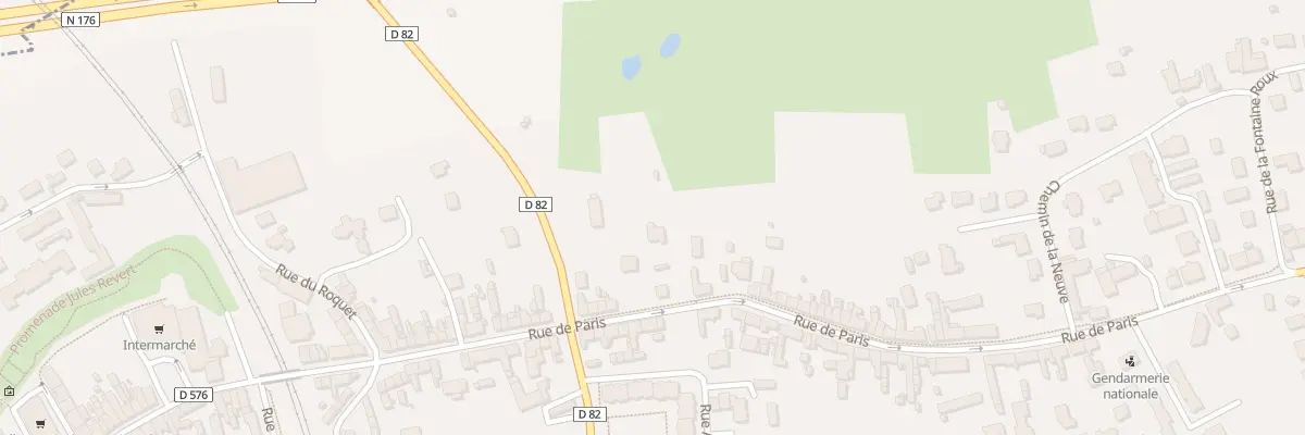Plan du 39Q Rue de Paris à Dol-de-Bretagne