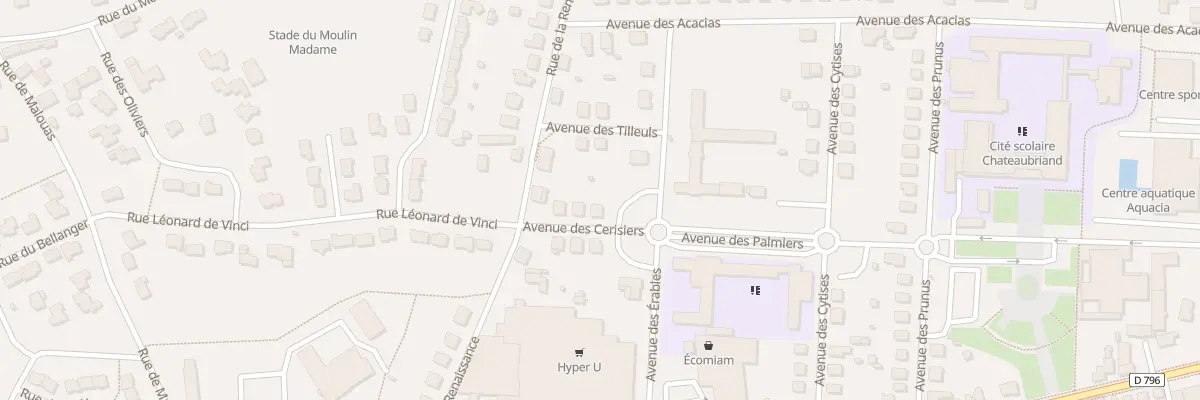 Plan du 5 Av Des Cerisiers à Combourg