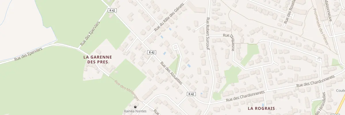 Plan du 1 Imp de la Garenne des Prés à Couëron