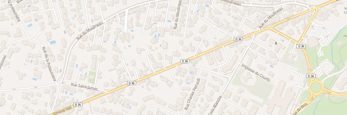 Plan du 24 Rue Simone Veil aux Sables-d’Olonne