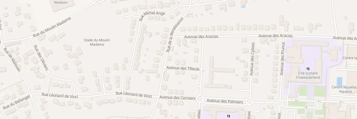 Plan du 1 Av Des Tilleuls à Combourg