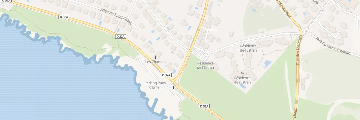 Plan du 1 All de Robinson aux Sables-d’Olonne