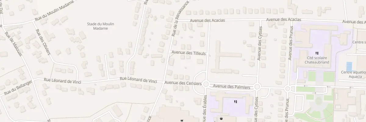 Plan du 2 Av Des Tilleuls à Combourg