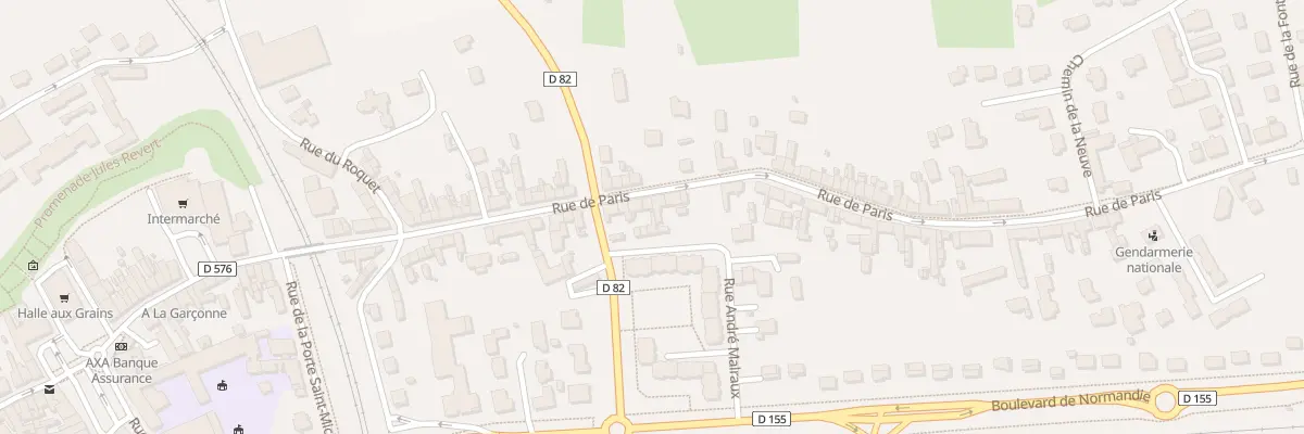 Plan du 36B Rue de Paris à Dol-de-Bretagne