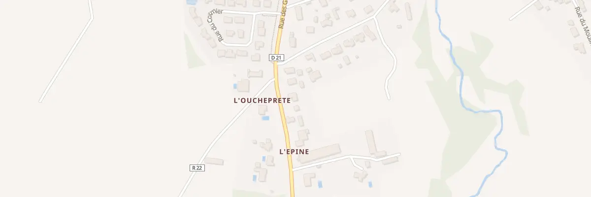 Plan du 43 L’Oucheprete à Apremont