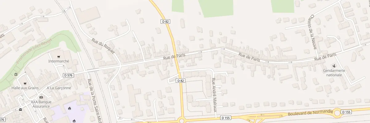 Plan du 34 Rue de Paris à Dol-de-Bretagne