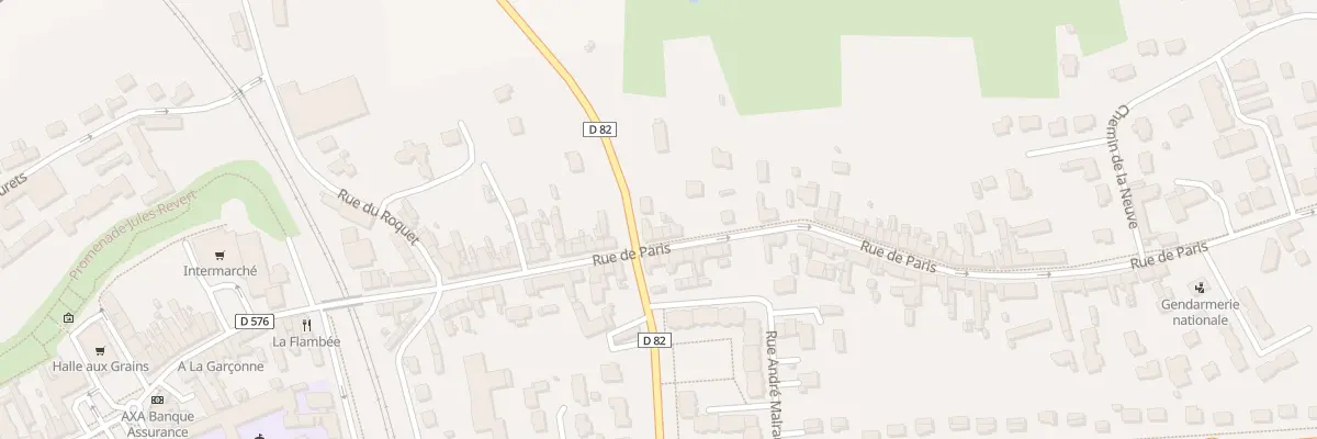 Plan du 35 Rue de Paris à Dol-de-Bretagne