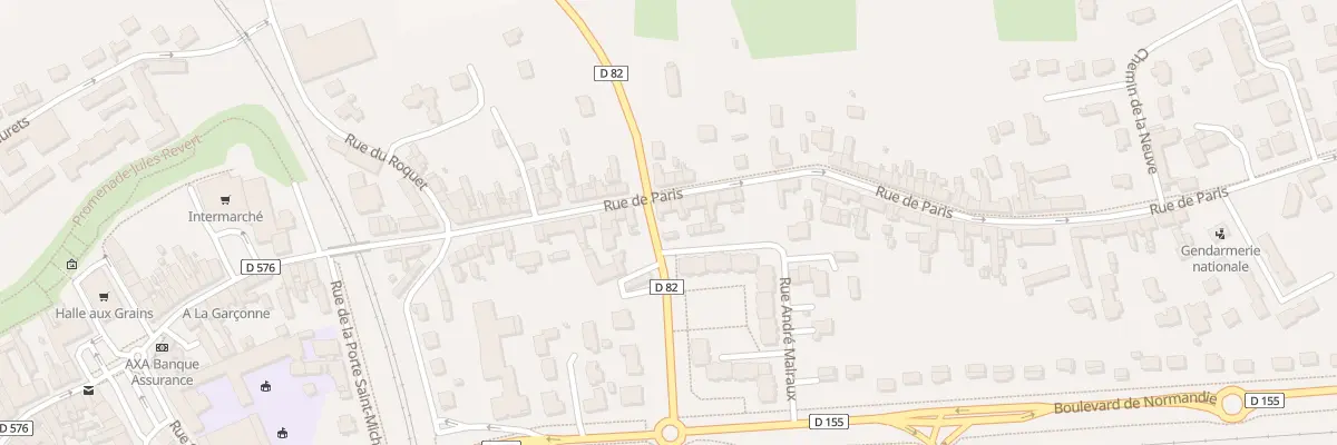 Plan du 32 Rue de Paris à Dol-de-Bretagne