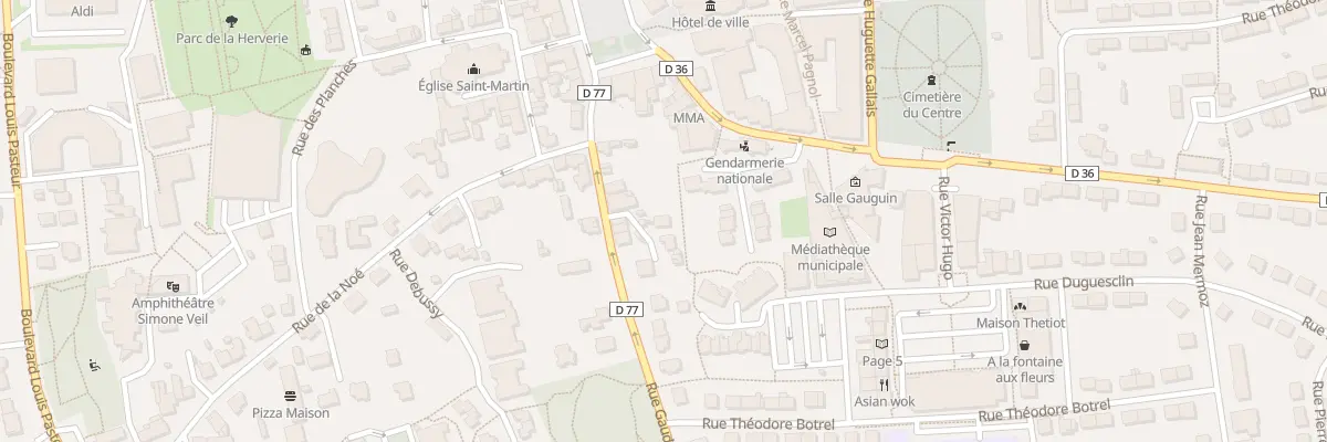Plan du 9B Rue Gaudrine à Bruz