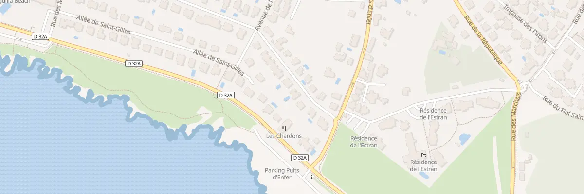 Plan du 5 All de Robinson aux Sables-d’Olonne