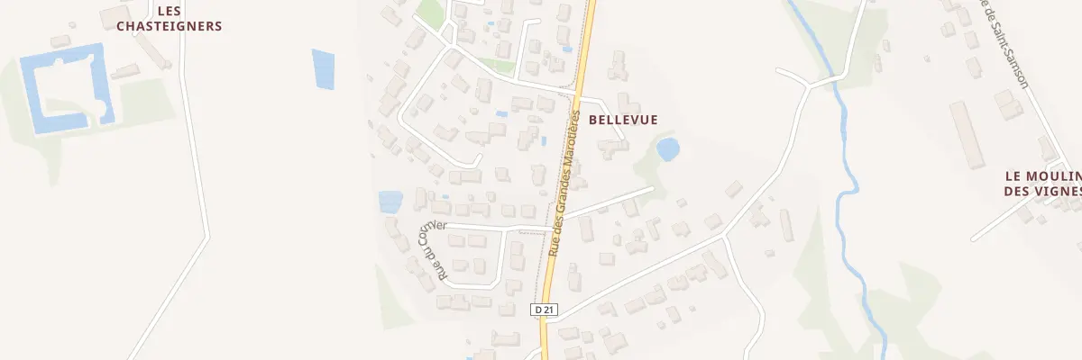 Plan du 48B Rue des grandes marotières à Apremont