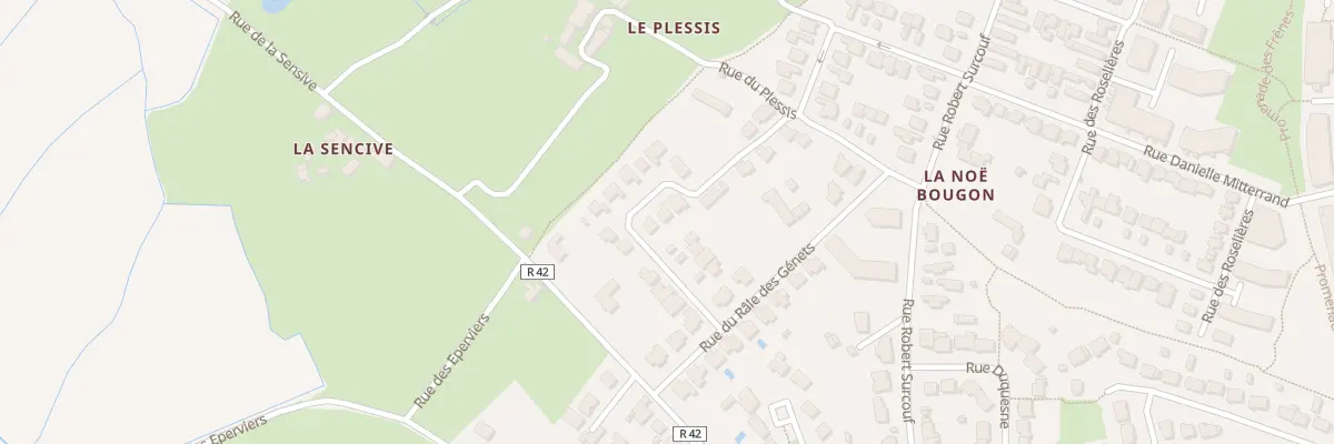 Plan du 9 Rue Angelique des Estuaires à Couëron