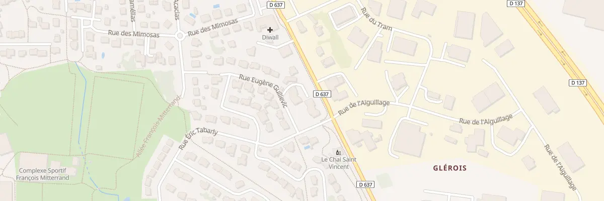 Plan du 2B Rue Eugène Guillevic à La Mézière