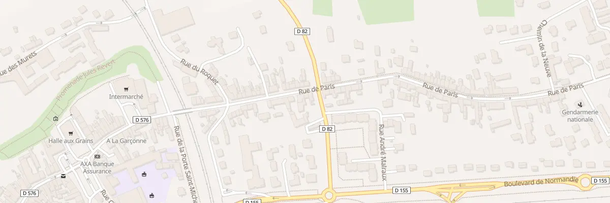 Plan du 26 Rue de Paris à Dol-de-Bretagne