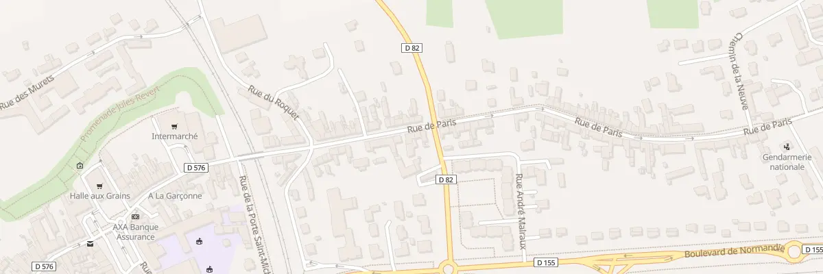 Plan du 26A Rue de Paris à Dol-de-Bretagne