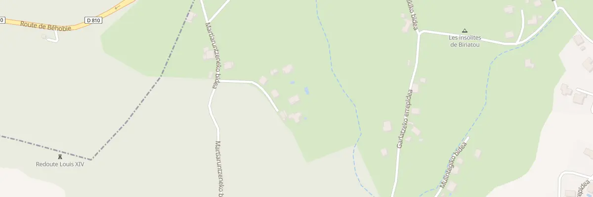 Plan du 5204 Hezou à Biriatou