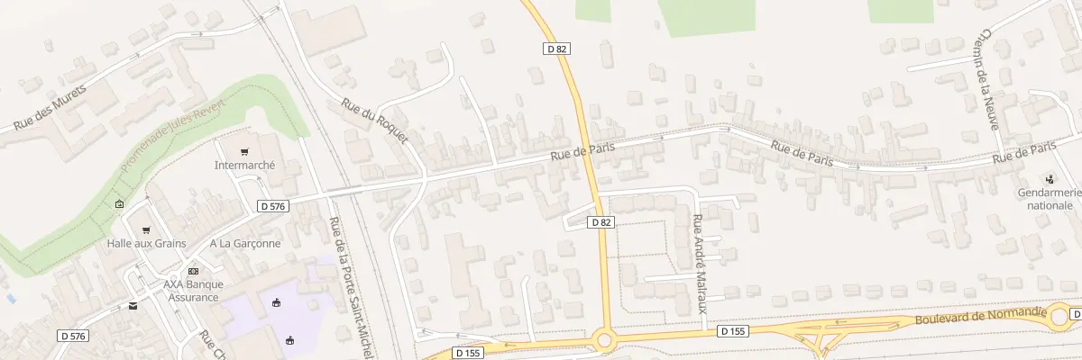 Plan du 24 Rue de Paris à Dol-de-Bretagne