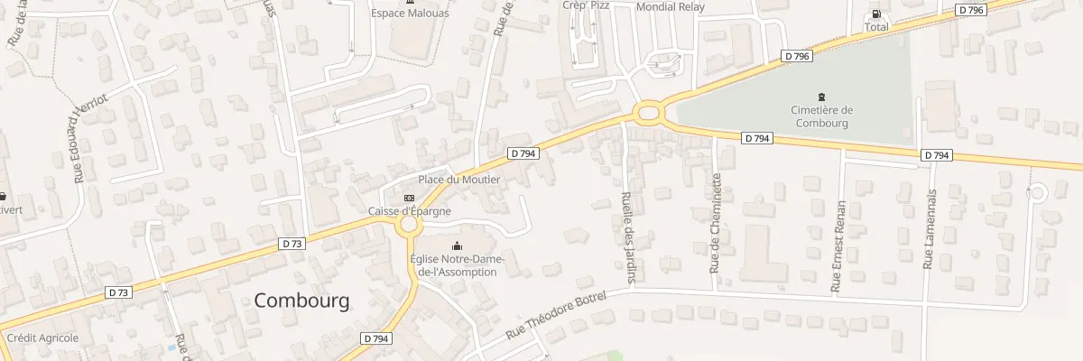 Plan du 6 Av Gautier à Combourg
