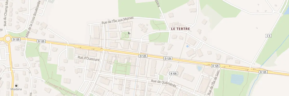 Plan du 5 Av des Champs Bleus à Vezin-le-Coquet