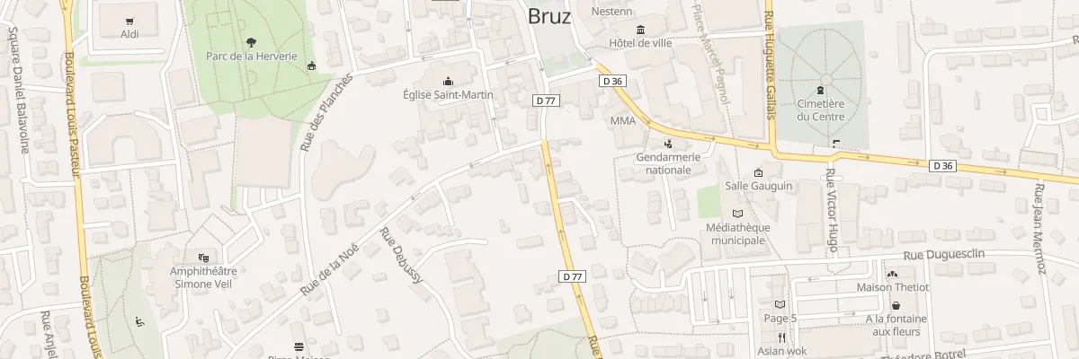 Plan du 10A Rue Gaudrine à Bruz